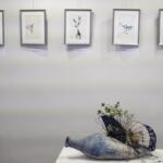 Blue Birds and Ikebana by Natalya Lichmanyuk