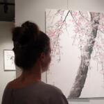 Мои сороки ("Будь как дома!") рядом с потрясающей "Сакурой" Натальи Безвуляк. 2020 - Первая Весна